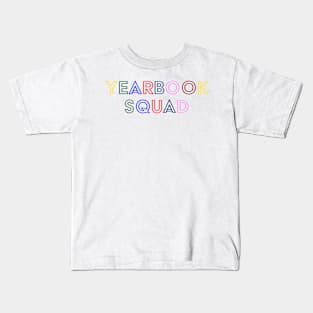 Yearbook Squad: Capturing Memories Kids T-Shirt